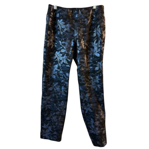 Soft Surroundings Twilight Floral Ponte Pants - Picture 4 of 8